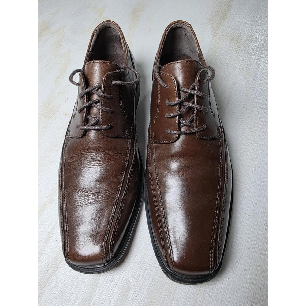 Men's Bostonian Brown Leather Oxford Size 8M Excellent!